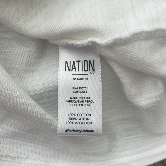 Nation LTD Noella One-shoulder Top Size Small NEW - Picture 5 of 5